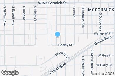 Map image of the property - 1316 S. Vine St.
