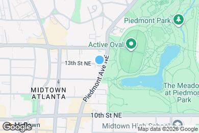 Map image of the property - 1116 Piedmont Ave NE