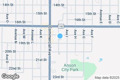 Map image of the property - 1821 Avenue J