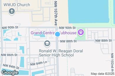 Map image of the property - 8833 NW 107th Ave