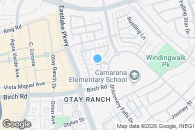 Map image of the property - 1626 Cliff Rose Dr