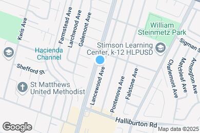 Map image of the property - 1733 Lancewood Ave