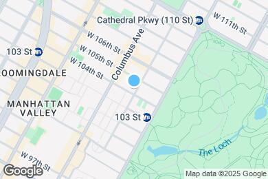 Map image of the property - 105 Manhattan Ave