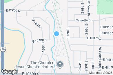 Map image of the property - 10374 S Sage Canal Way