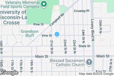 Map image of the property - 2116 Vine St