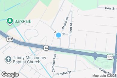 Map image of the property - 1010 Porter St