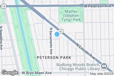 Map image of the property - 5800 N Richmond St