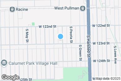 Map image of the property - 12250 S Sangamon St