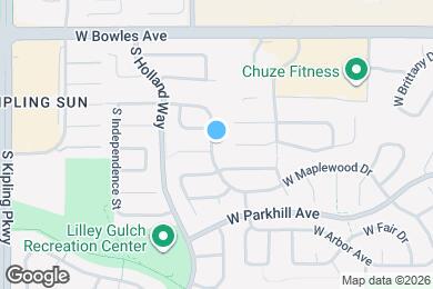 Map image of the property - 6032 S Garland Way