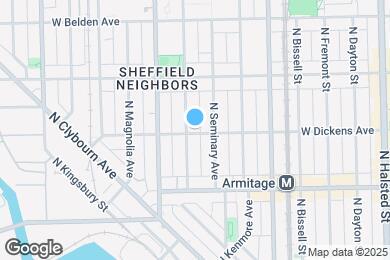 Map image of the property - 2101 N Clifton Ave