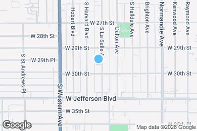 Map image of the property - 2941 S La Salle Ave