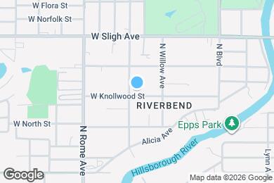 Map image of the property - 1319 W Knollwood St