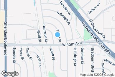 Map image of the property - 8031 Stuart St