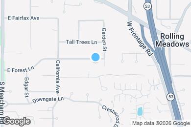 Map image of the property - 317 E Forest Ln