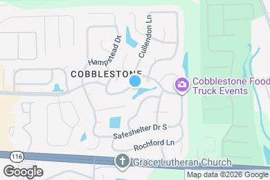 Map image of the property - 12318 Cobblestone Cir S