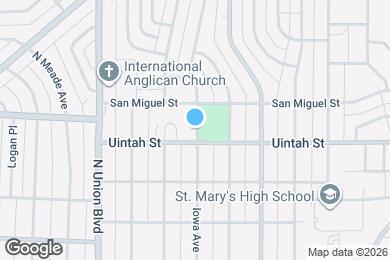 Map image of the property - 1210 Iowa Ave