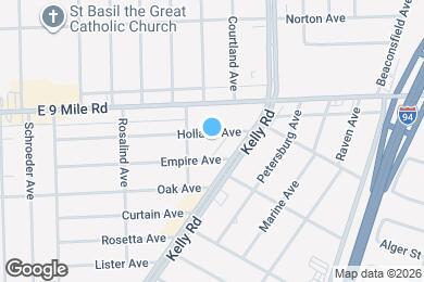 Map image of the property - 18536 Holland Ave