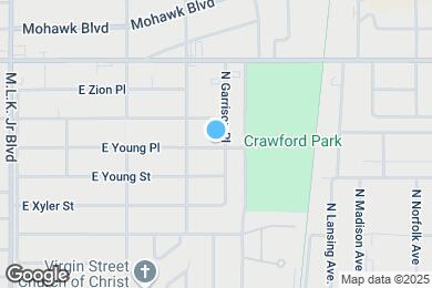 Map image of the property - 627 E Young Pl