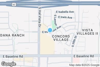 Map image of the property - 3719 E Inverness Ave
