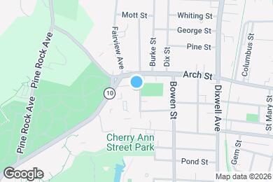 Map image of the property - 42 Warner St