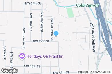 Map image of the property - 4910 NW Washington St