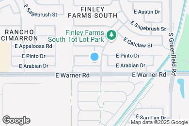 Map image of the property - 2082 E Arabian Dr