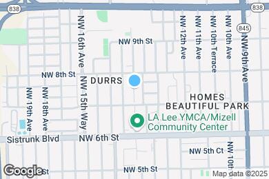 Map image of the property - 700 NW 14th Terrace