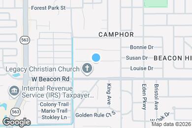 Map image of the property - 870 Susan Dr