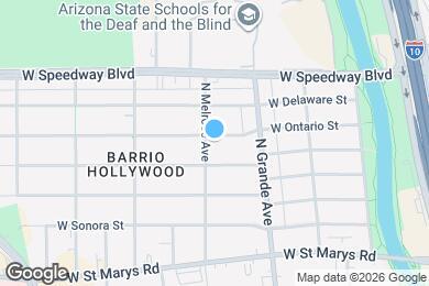 Map image of the property - 1235 W Ontario St