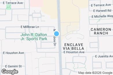 Map image of the property - 1303 N Balboa Dr