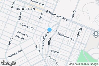 Map image of the property - 3821 Brooklyn Ave