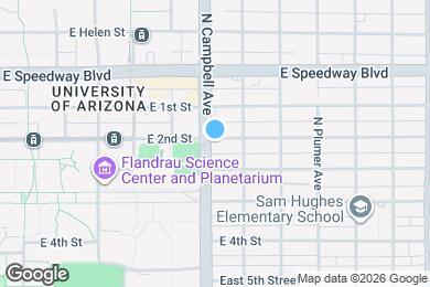 Map image of the property - 934 N Campbell Ave