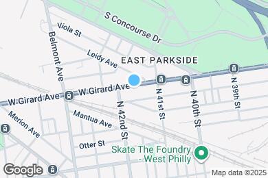 Map image of the property - 4138 W Girard Ave