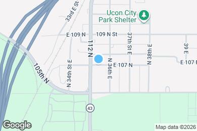 Map image of the property - 3538 E 107 N