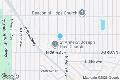 Map image of the property - 2642 Queen Ave N