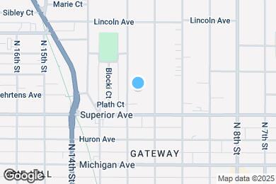 Map image of the property - 1533 N 12th St