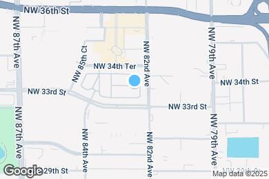Map image of the property - 8226 NW 34th St