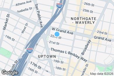 Map image of the property - 593 22nd St
