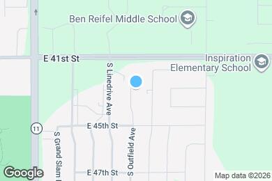 Map image of the property - 3600 S Outfield Cir