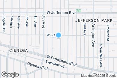 Map image of the property - 3613 5th Ave