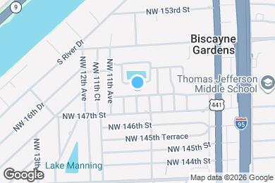 Map image of the property - 1025 NW 148th St