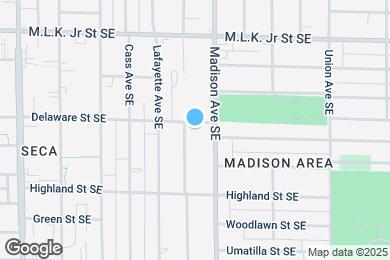 Map image of the property - 338 Delaware St SE