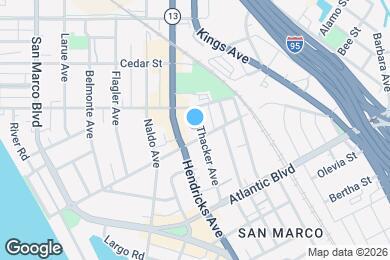 Map image of the property - 1710 Thacker Ave