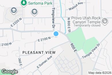 Map image of the property - 2146 Timpview Dr