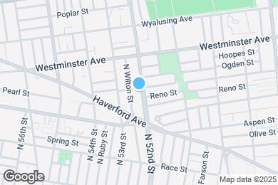 Map image of the property - 342 N 52nd St