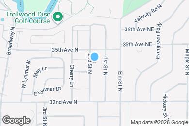 Map image of the property - 3413 2nd St N