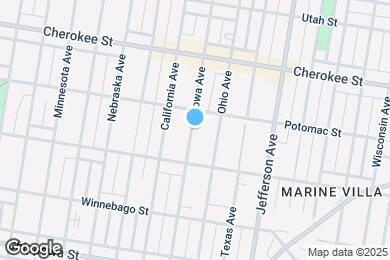 Map image of the property - 3520 Iowa Ave