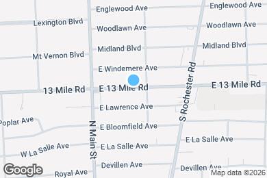 Map image of the property - 234 E Twelve Mile Rd