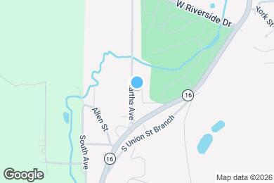 Map image of the property - 571 Martha Ave