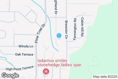 Map image of the property - 1405 Highland Dr